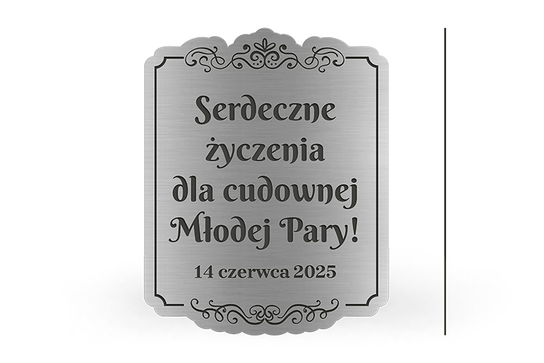 Naklejki Grawerowane