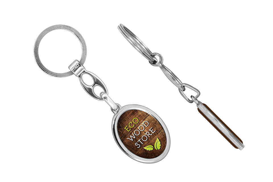 Brelok reklamowy metalowy - 1 