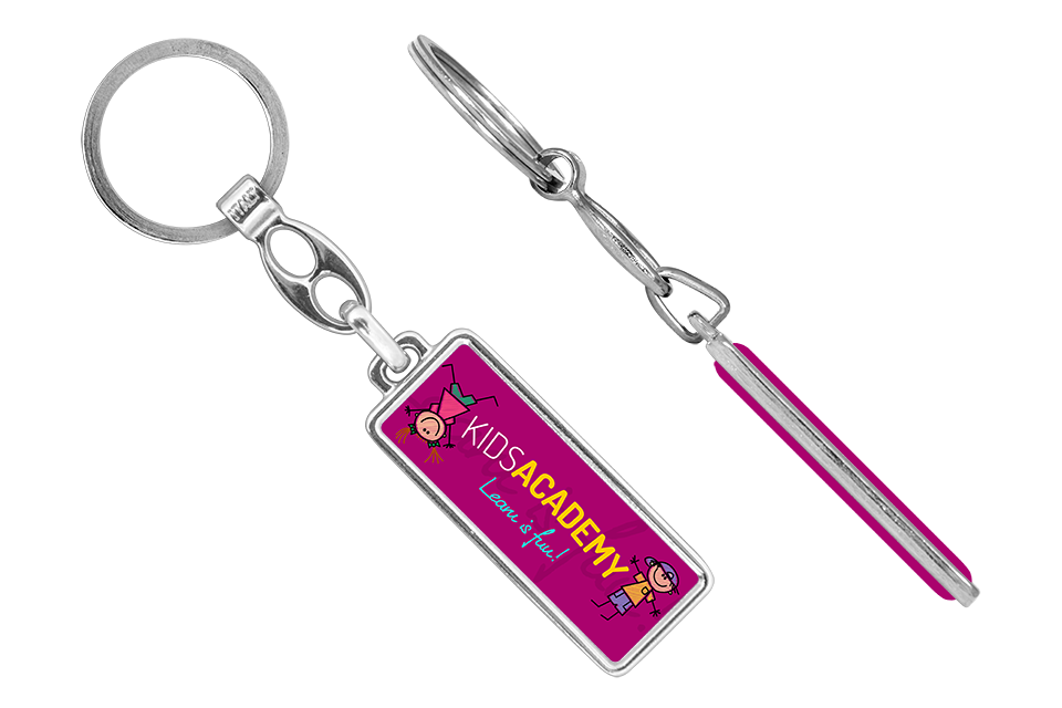 Brelok reklamowy metalowy - 2 