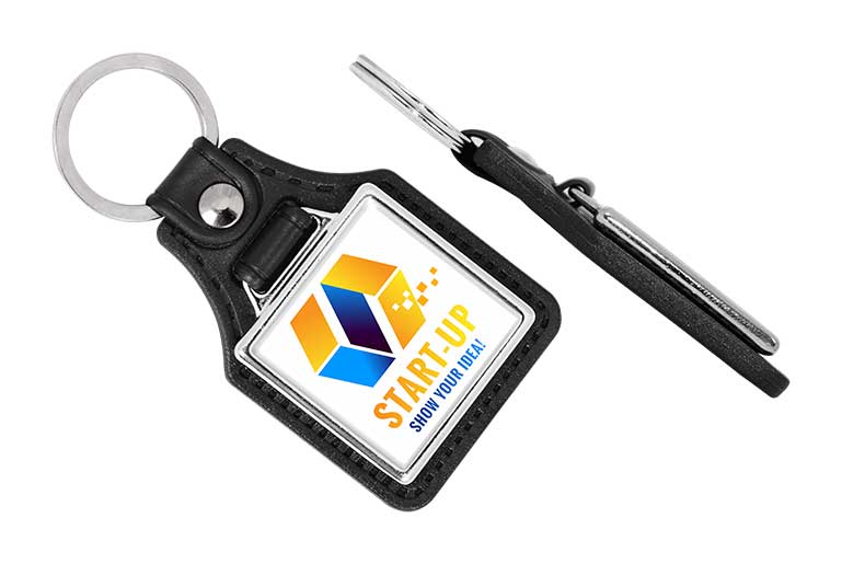 Brelok reklamowy skóropodobny - 1 