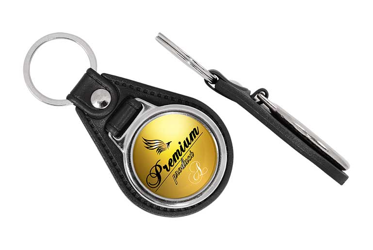 Brelok reklamowy skóropodobny - 2 