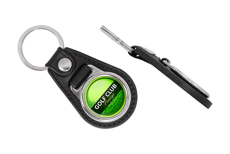 Brelok reklamowy skóropodobny - 3 