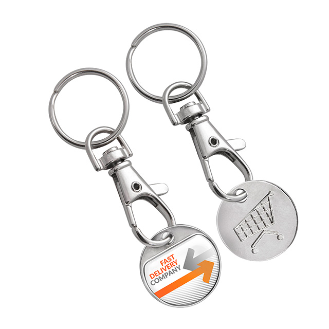 Brelok z żetonem do wózka sklepowego - 0 