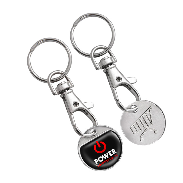 Brelok z żetonem do wózka sklepowego - 2 