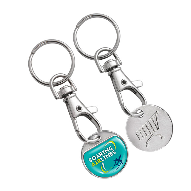 Brelok z żetonem do wózka sklepowego - 5 