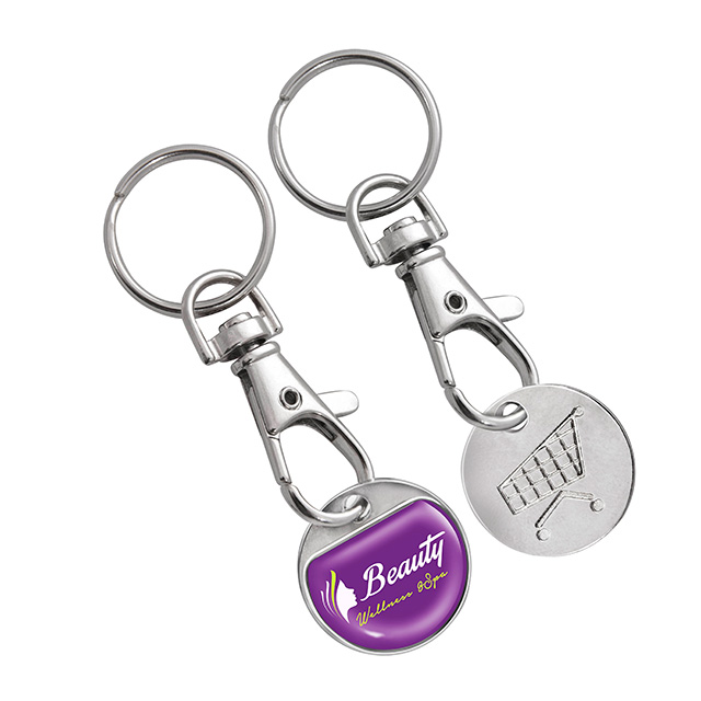 Brelok z żetonem do wózka sklepowego - 6 