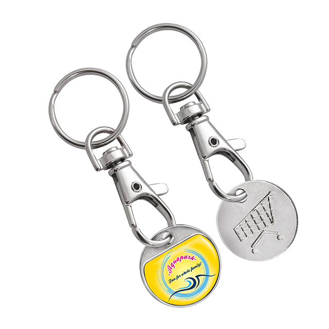 Brelok z żetonem do wózka sklepowego - 7 