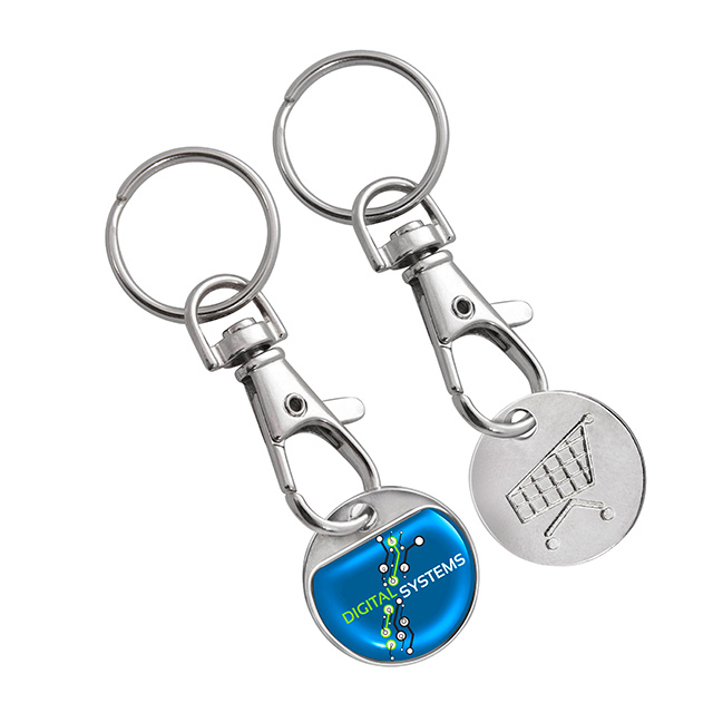 Brelok z żetonem do wózka sklepowego - 8 