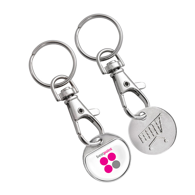 Brelok z żetonem do wózka sklepowego - 9 