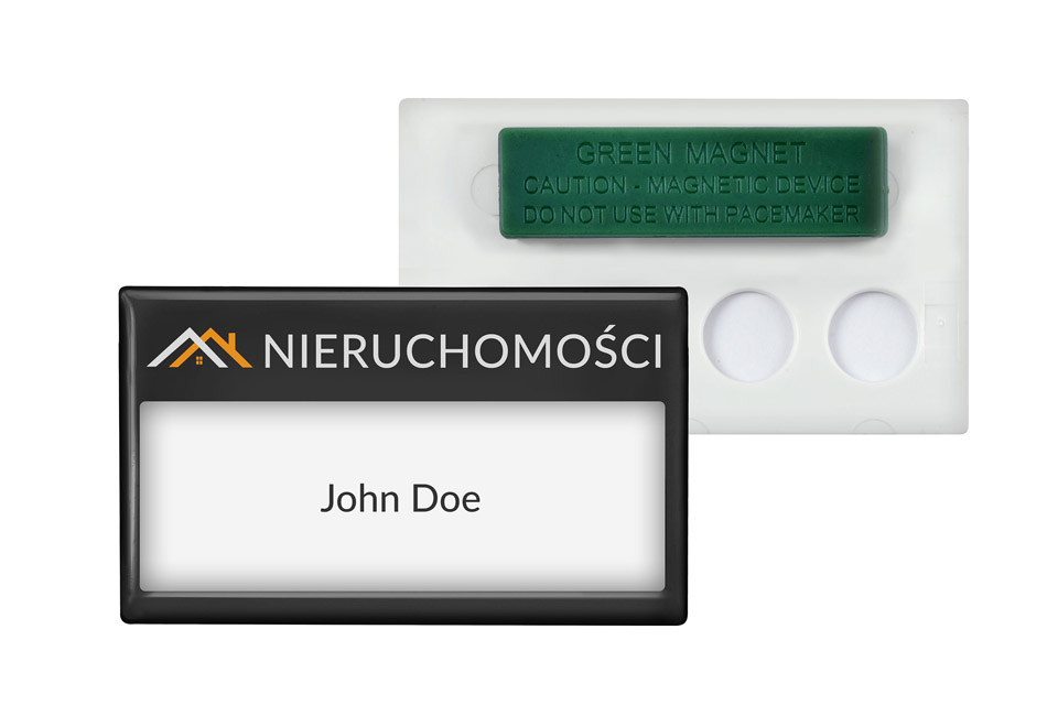 Identyfikatory 3D z okienkiem - 1 