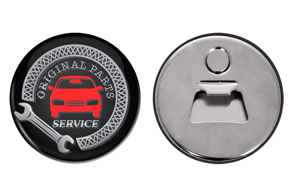 Buttony reklamowe z otwieraczem - 4 