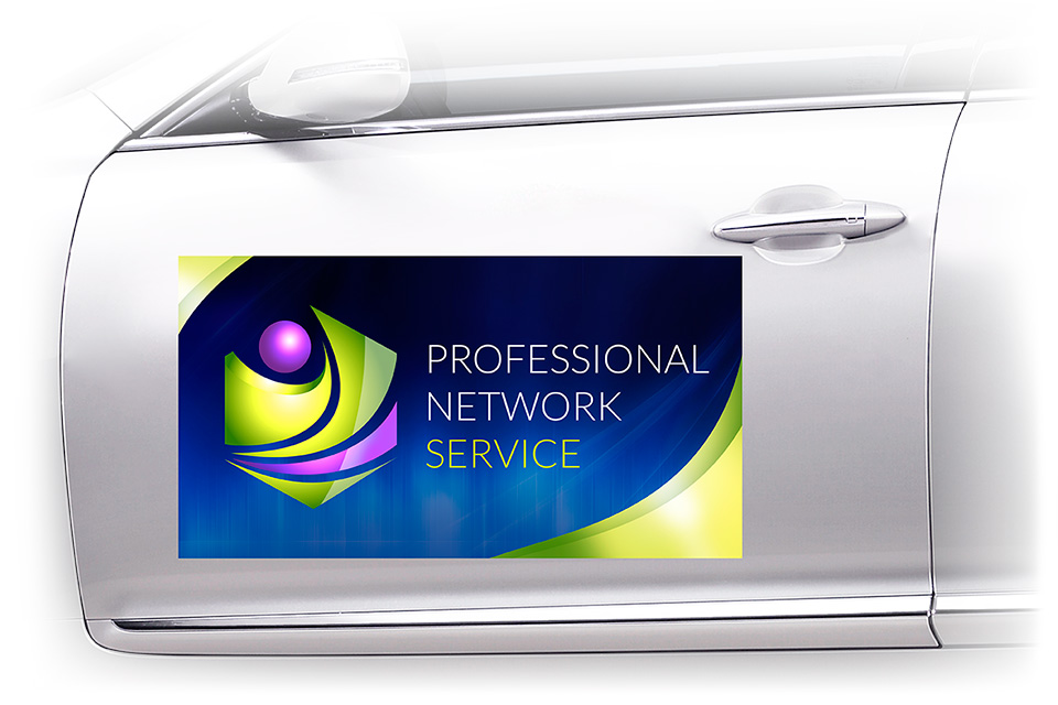 Magnesy reklamowe na auto - 1 