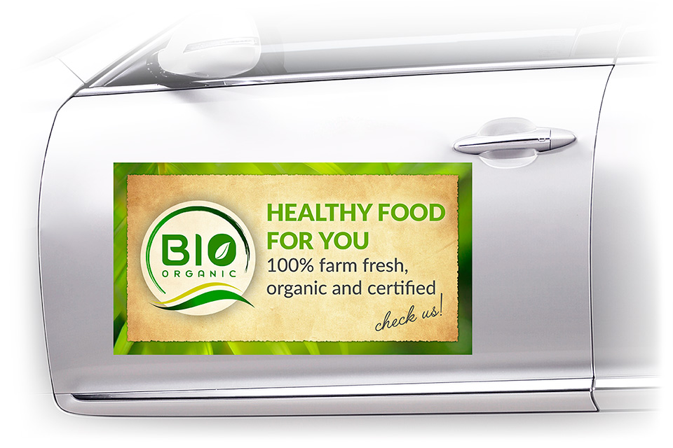 Magnesy reklamowe na auto - 3 