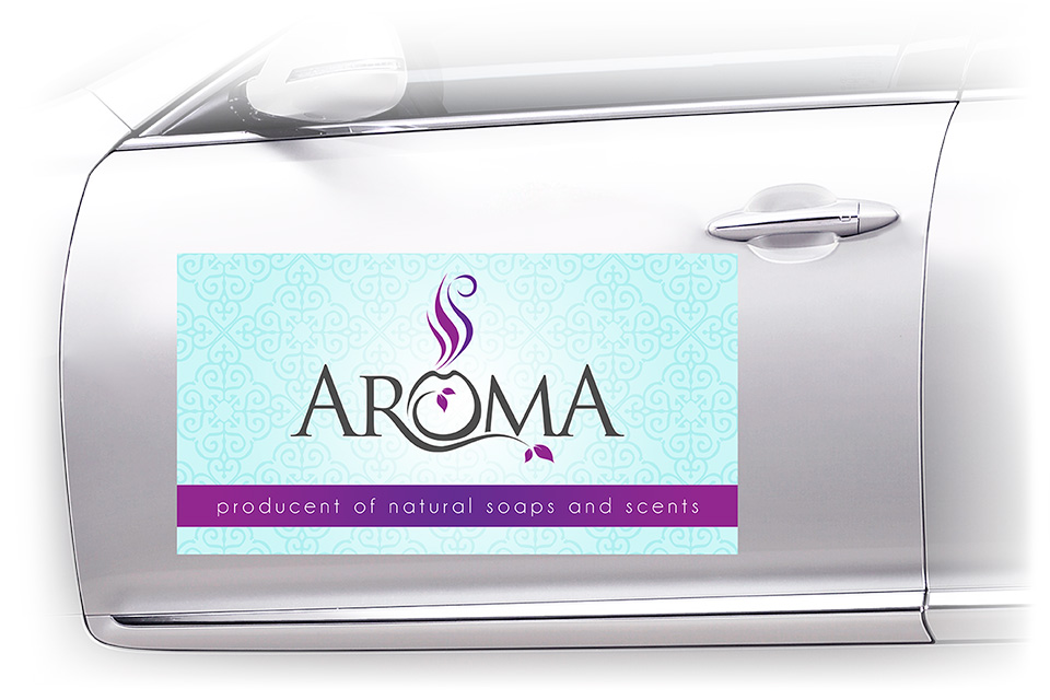 Magnesy reklamowe na auto - 4 