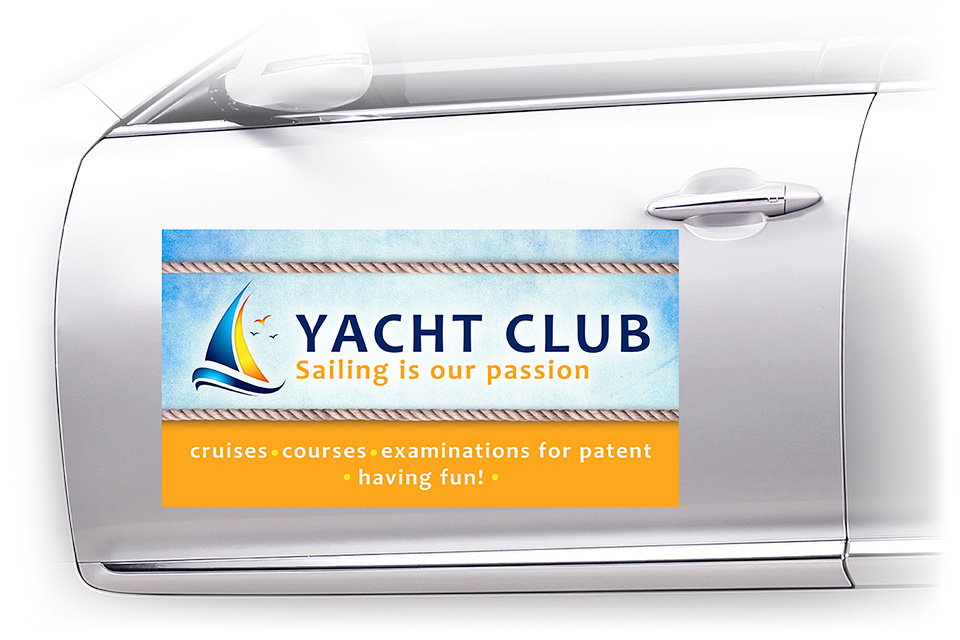 Magnesy reklamowe na auto - 6 