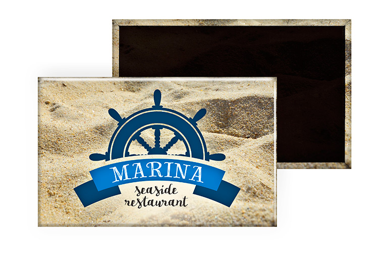 Magnesy na lodówkę sztywne - 6 