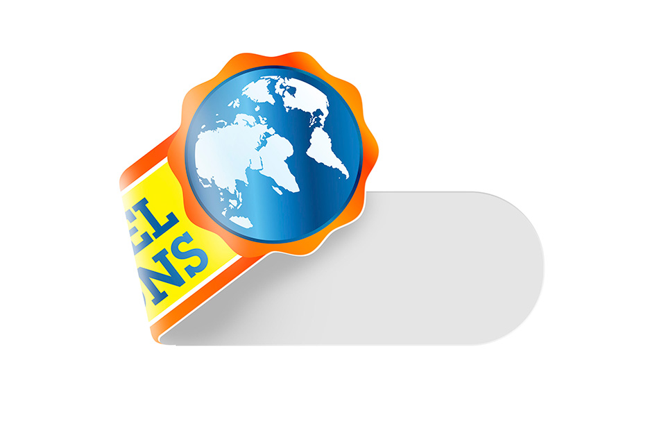 Naklejki reklamowe wewnętrzne na szybę - 2 