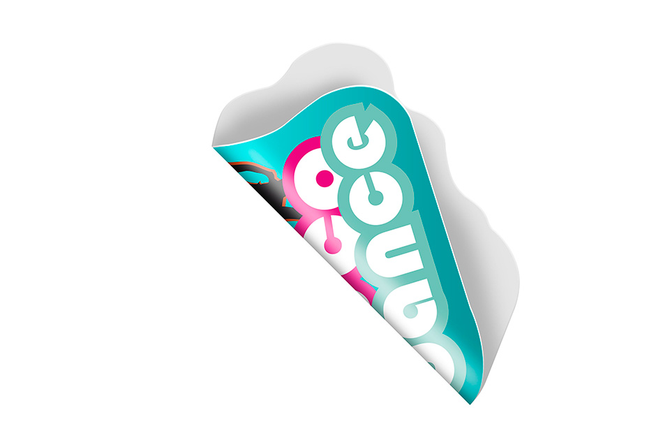 Naklejki reklamowe wewnętrzne na szybę - 3 