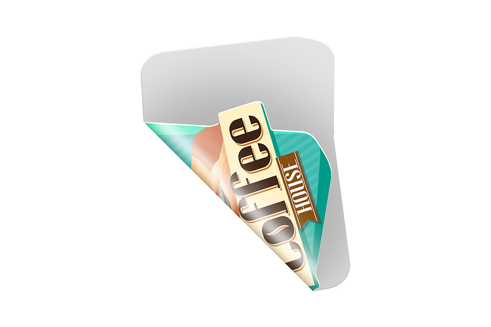 Naklejki reklamowe wewnętrzne na szybę - 4 