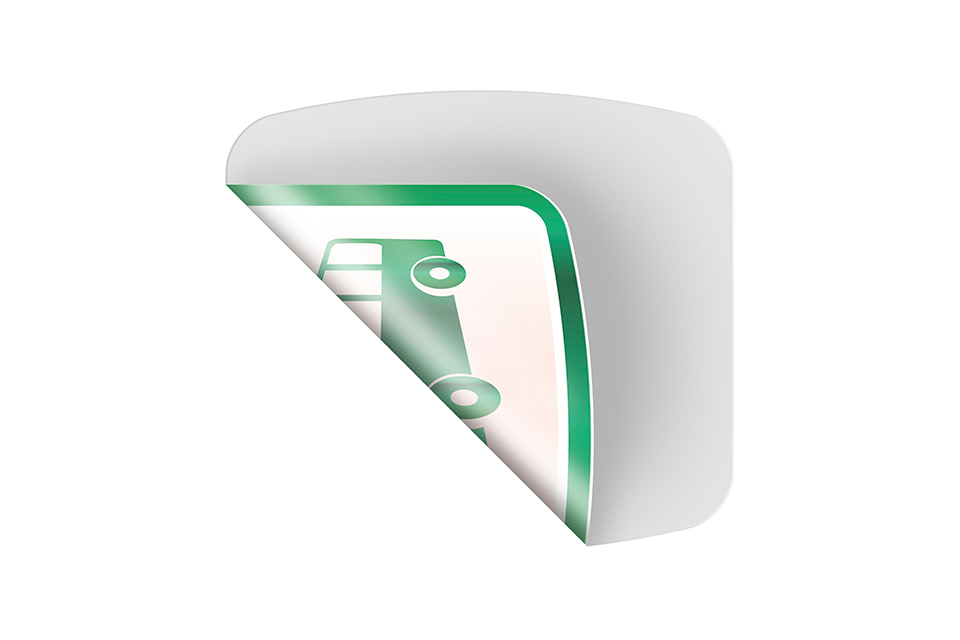 Naklejki reklamowe wewnętrzne na szybę - 8 