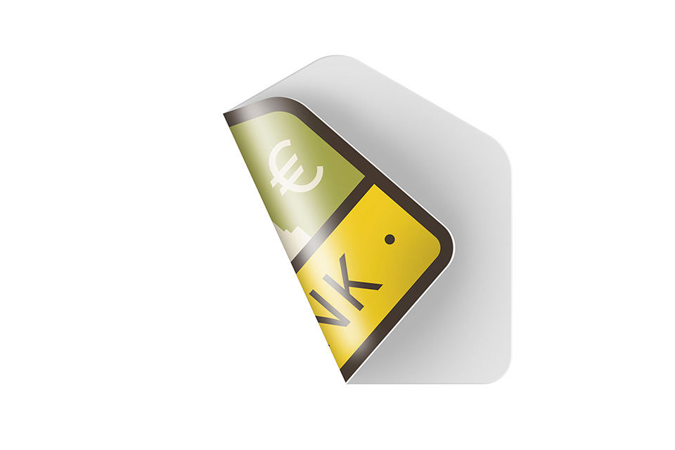 Naklejki reklamowe wewnętrzne na szybę - 10 