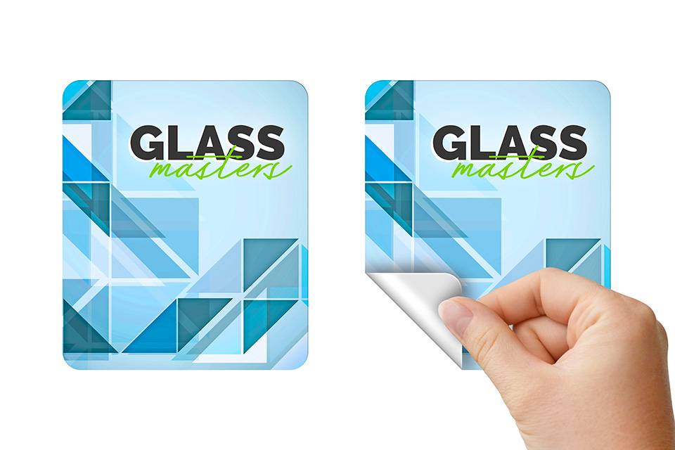 Naklejki reklamowe wielorazowe - 2 