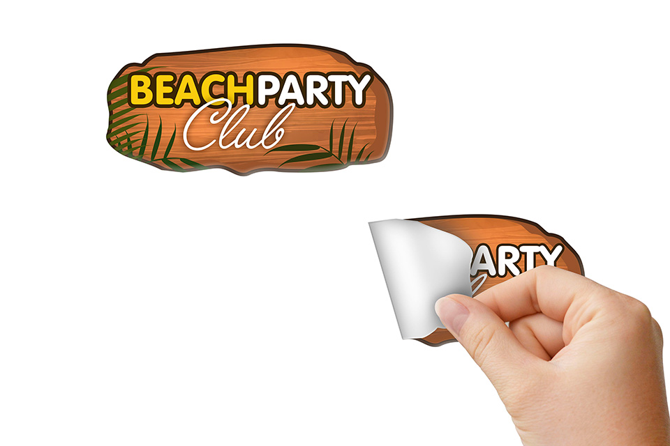 Naklejki reklamowe wielorazowe - 4 