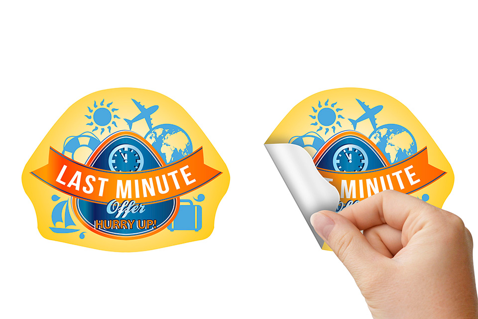 Naklejki reklamowe wielorazowe - 8 