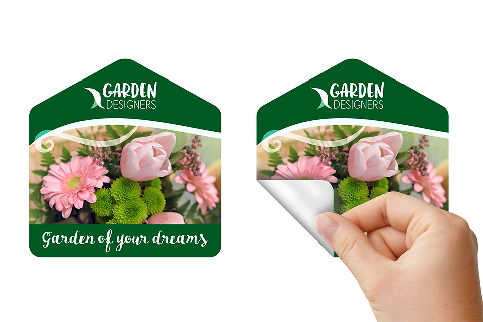 Naklejki reklamowe wielorazowe - 10 