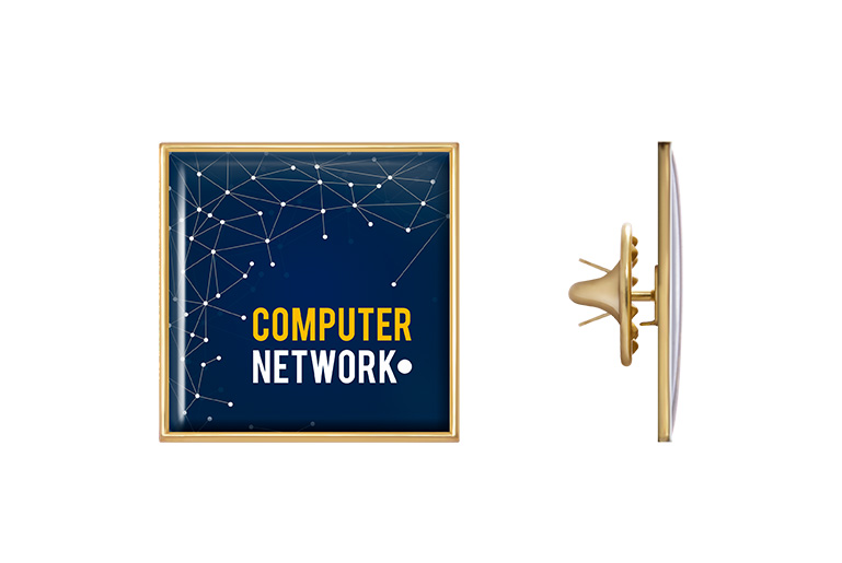 Pinsy reklamowe 3D z ramką - 1 