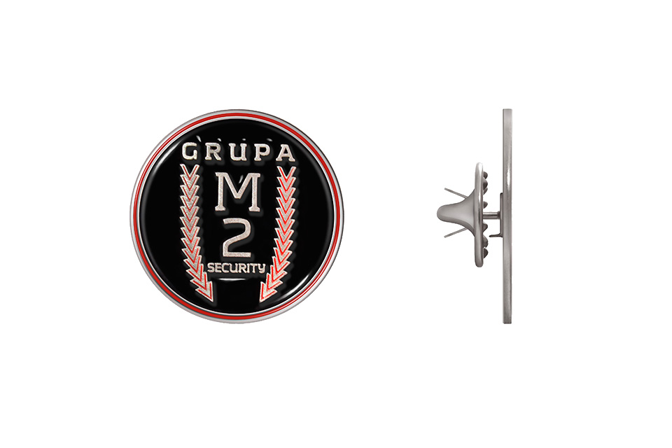 Przypinki tłoczone - 12 