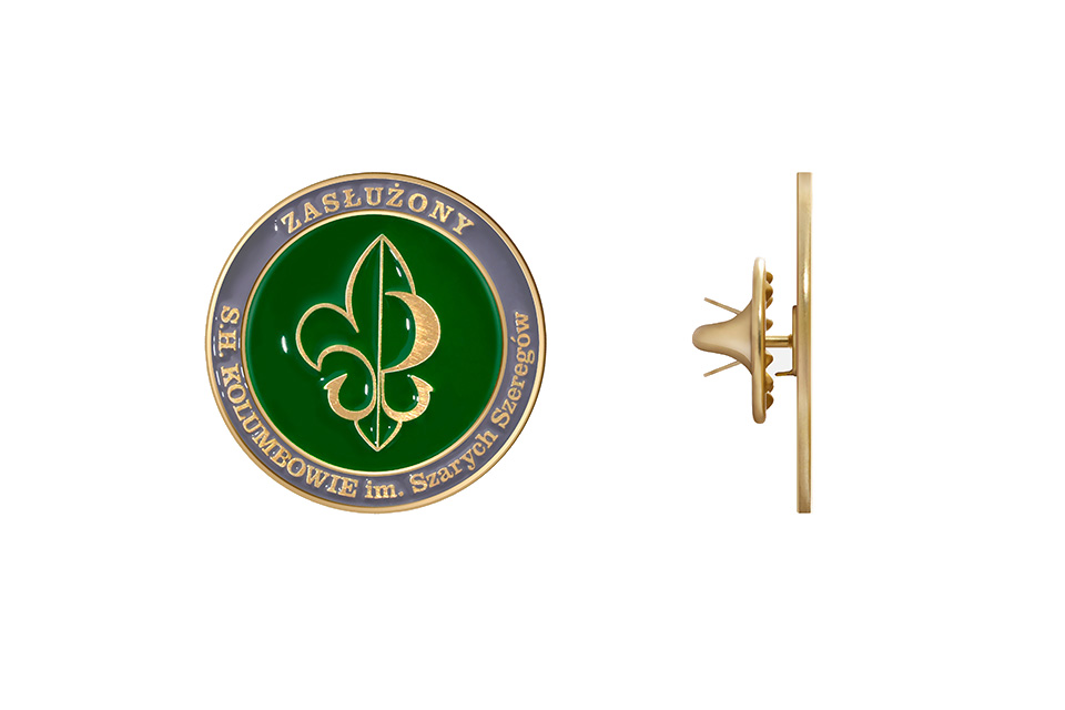 Przypinki tłoczone - 15 